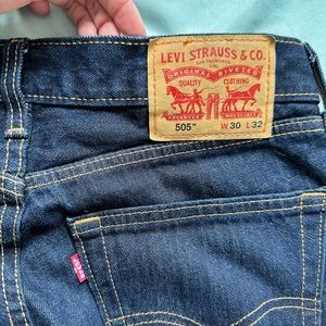 Levi’s Men’s 505 Dark Wash